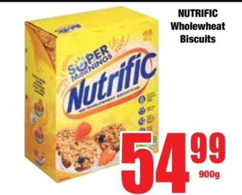 NUTRIFIC Wholewheat Biscuits