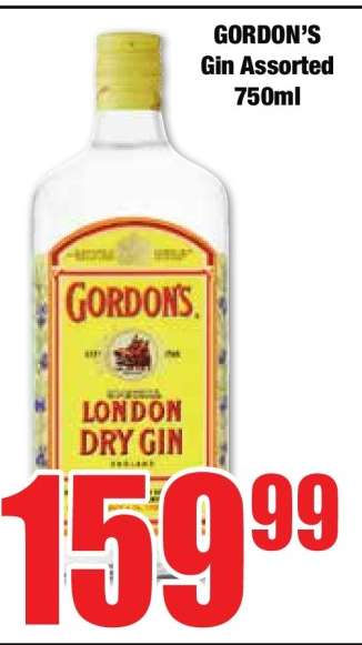GORDON’S Gin Assorted 750ml