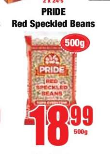 PRIDE Red Speckled Beans