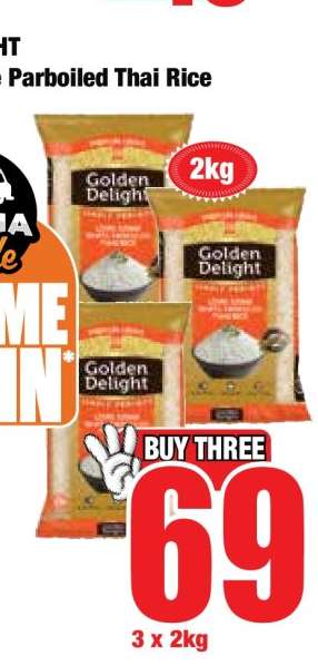 Golden Delight Parboiled Thai Rice