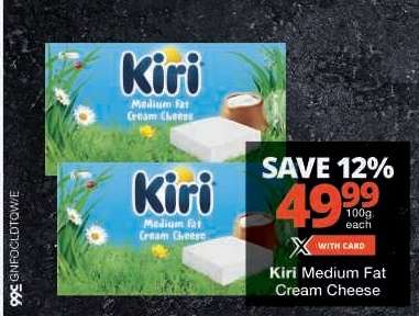 Kiri Medium Fat Cream Cheese