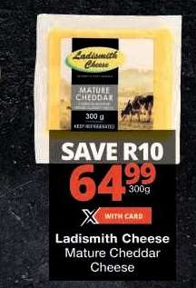 Ladismith Cheese Mature Cheddar Cheese