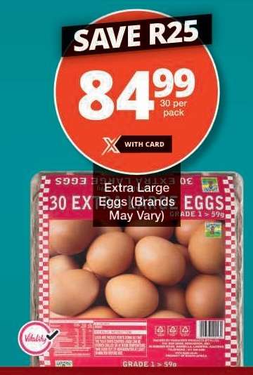 Extra Large Eggs