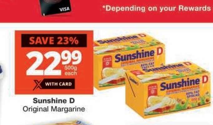 SUNSHINE D Original Margarine