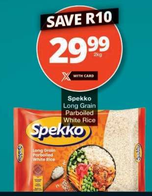 SPEKKO LONG GRAIN PARBOILED WHITE RICE