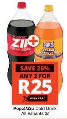 Popz!/Zip Cold Drink