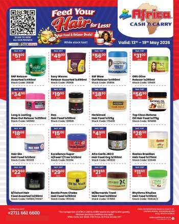 Africa Cash & Carry catalogue  - 13/05/2026 - 19/05/2026.