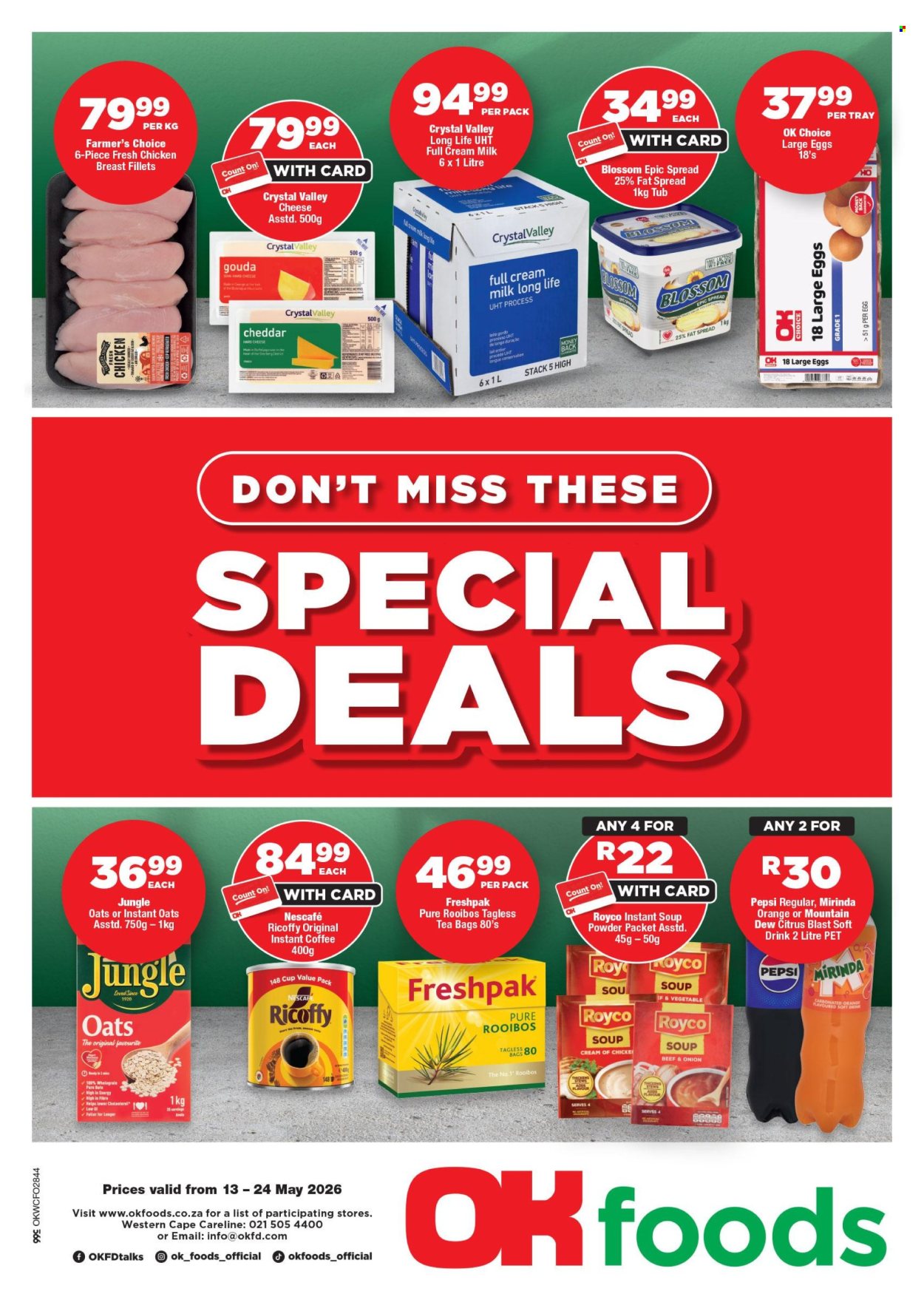 OK Foods specials - 13/05/2026 - 24/05/2026. Page 1