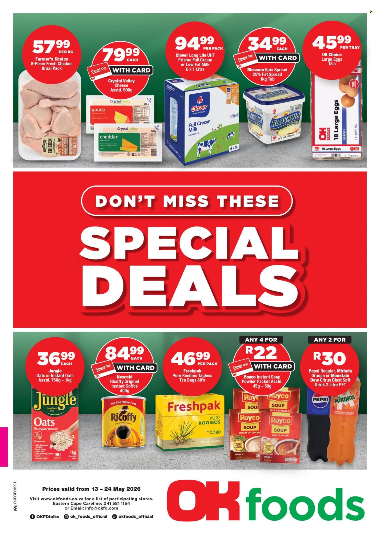 OK Foods specials - 13/05/2026 - 24/05/2026. Page 1