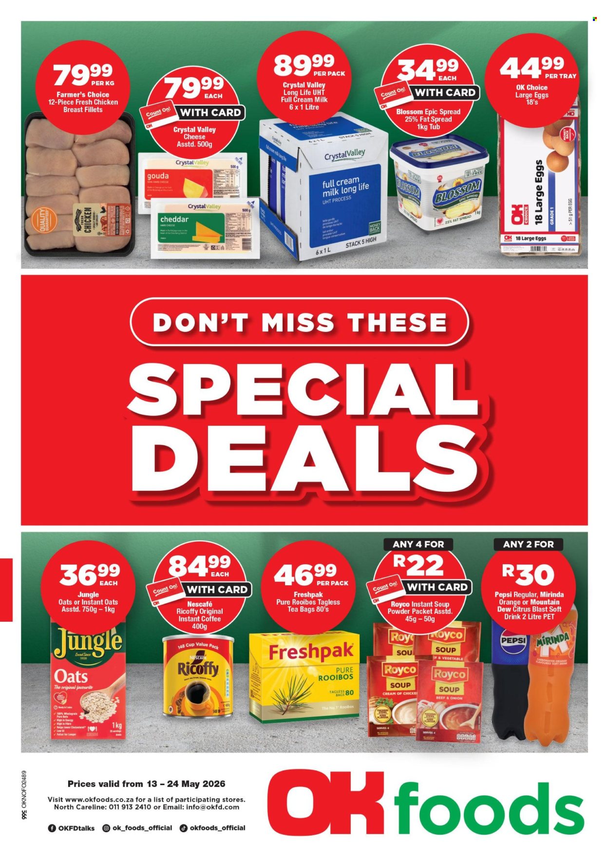 OK Foods specials - 13/05/2026 - 24/05/2026. Page 1