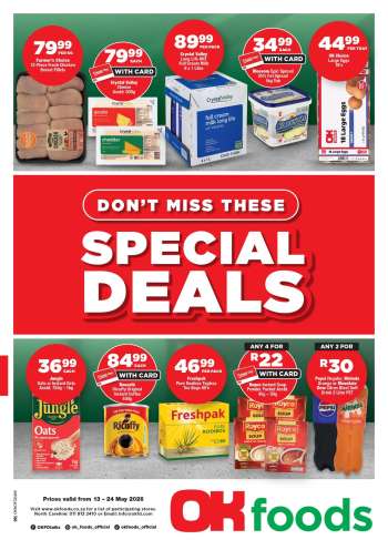 OK Foods catalogue  - 13/05/2026 - 24/05/2026.