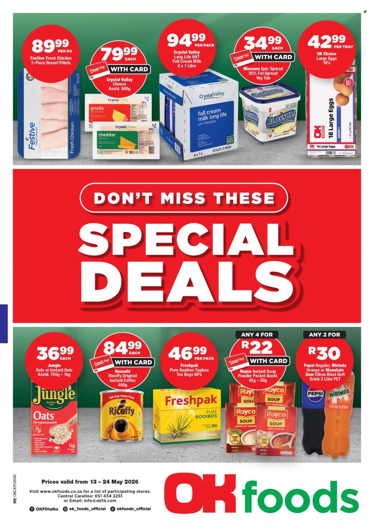 OK Foods specials - 13/05/2026 - 24/05/2026. Page 1