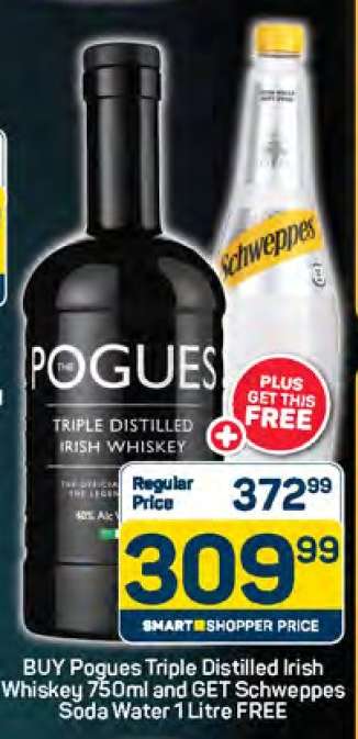 The Pogues Triple Distilled Irish Whiskey 750ml