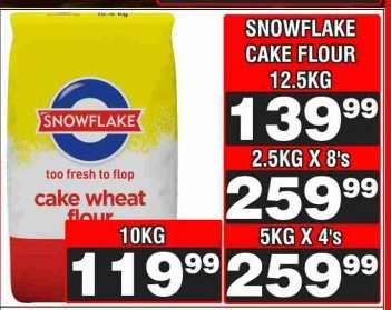 Snowflake Cake Flour 10kg