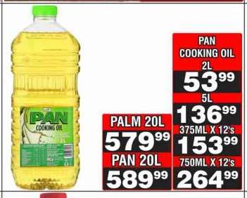 PAN Cooking Oil 2L