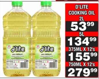 d'LITE COOKING OIL 2L