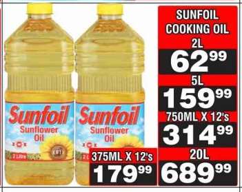 Sunfoil Sunflower Oil-2L