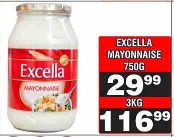 EXCELLA MAYONNAISE 750g