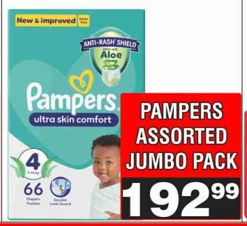 PAMPERS ASSORTED JUMBO PACK