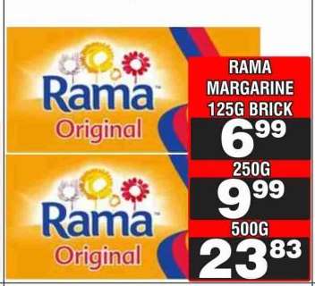 RAMA MARGARINE 125G BRICK