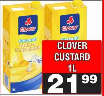 CLOVER CUSTARD 1L