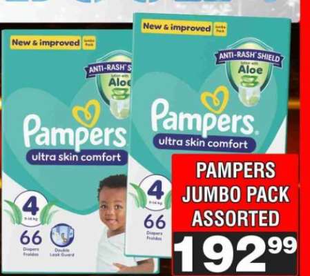 Pampers Jumbo Pack Assorted