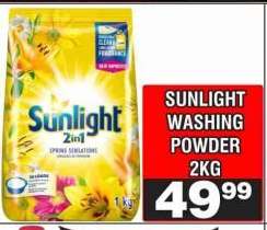 SUNLIGHT WASHING POWDER 2KG