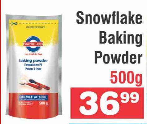 Snowflake Baking Powder 500g