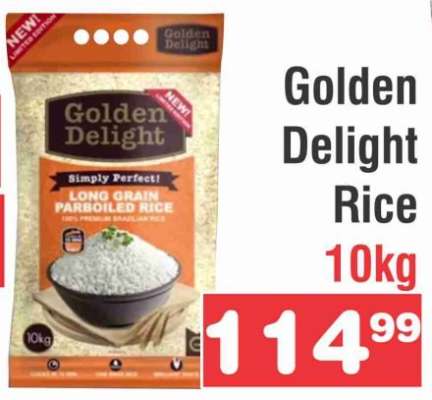 GOLDEN DELIGHT RICE 10KG