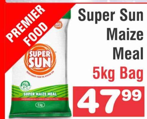 Super Sun Maize Meal 5kg Bag