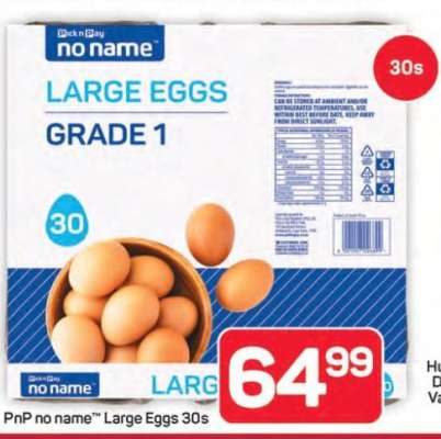 PnP no name™ Large Eggs 30s