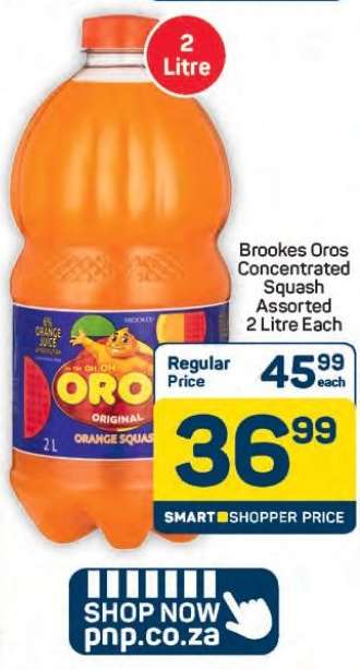 Brookes Oros Concentrated Squash Assorted