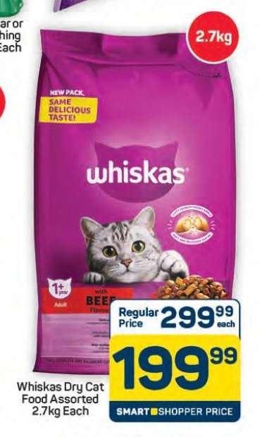 Whiskas Dry Cat Food Assorted