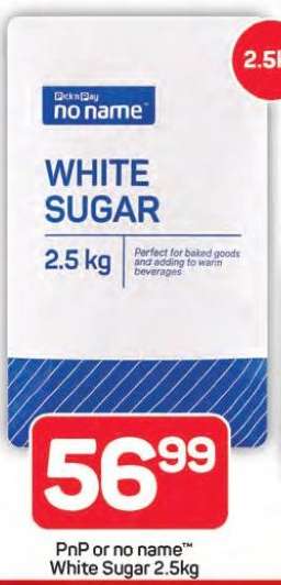 PnP or no name White Sugar 2.5kg