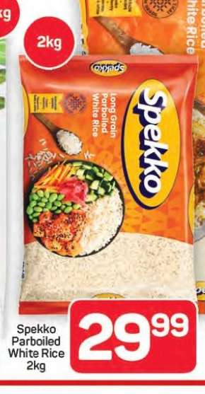 Spekko Parboiled White Rice 2kg