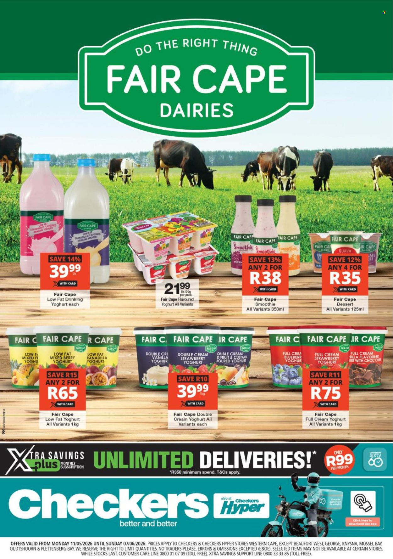 Checkers specials - 11/05/2026 - 07/06/2026. Page 1