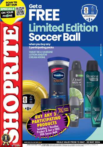 Shoprite catalogue  - 15/05/2026 - 30/05/2026.
