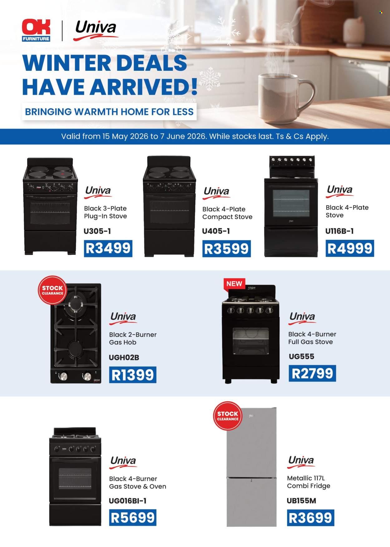 OK Furniture specials - 15/05/2026 - 07/06/2026. Page 1