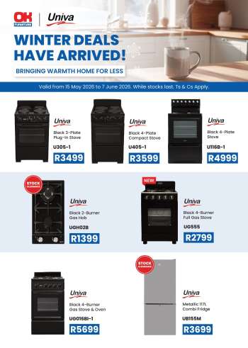 OK Furniture catalogue  - 15/05/2026 - 07/06/2026.