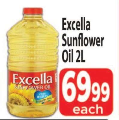 Excella Sunflower Oil-2L
