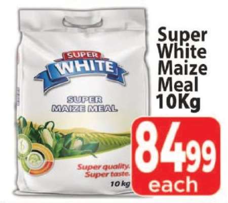 Super White Maize Meal 10kg