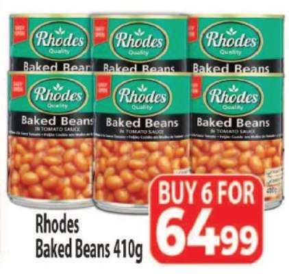 Rhodes Baked Beans 410g