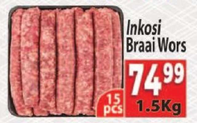 INKOSI BRAAI WORS