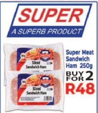 Super Meat Sandwich Ham 250g