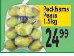 Packhams Pears