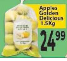 Apples Golden Delicious 1.5kg