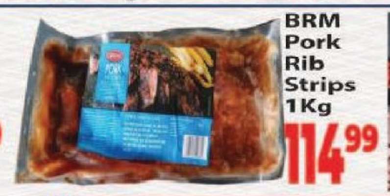 BRM Pork Rib Strips 1Kg