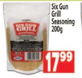 Six Gun Grill Seasoning 200g