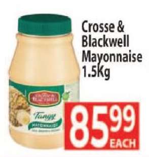 Crosse & Blackwell Mayonnaise 1.5Kg