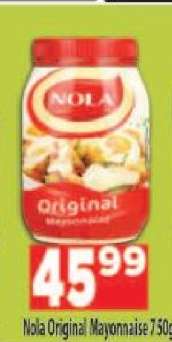 Nola Original Mayonnaise-750g